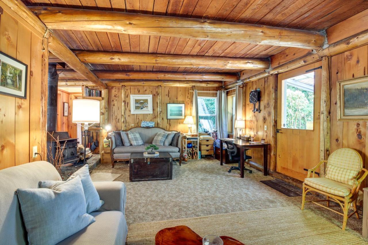 Rustic Bandon Log Cabin On 5 Acres Of Woodlands! Extérieur photo