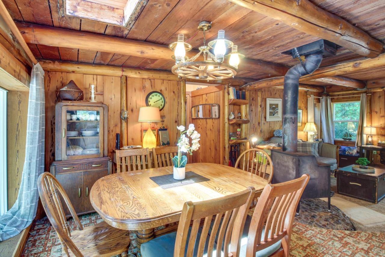 Rustic Bandon Log Cabin On 5 Acres Of Woodlands! Extérieur photo