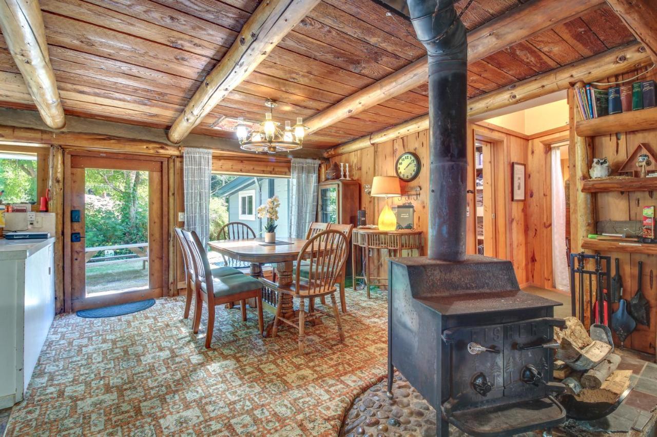 Rustic Bandon Log Cabin On 5 Acres Of Woodlands! Extérieur photo
